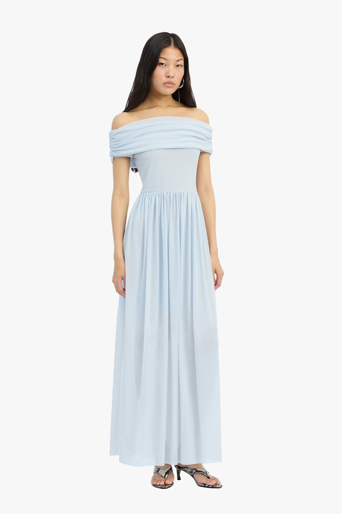 Off-Shoulder Maxi Dress