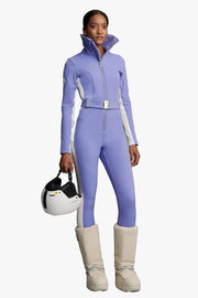 Belted Two-Tone Ski Suit