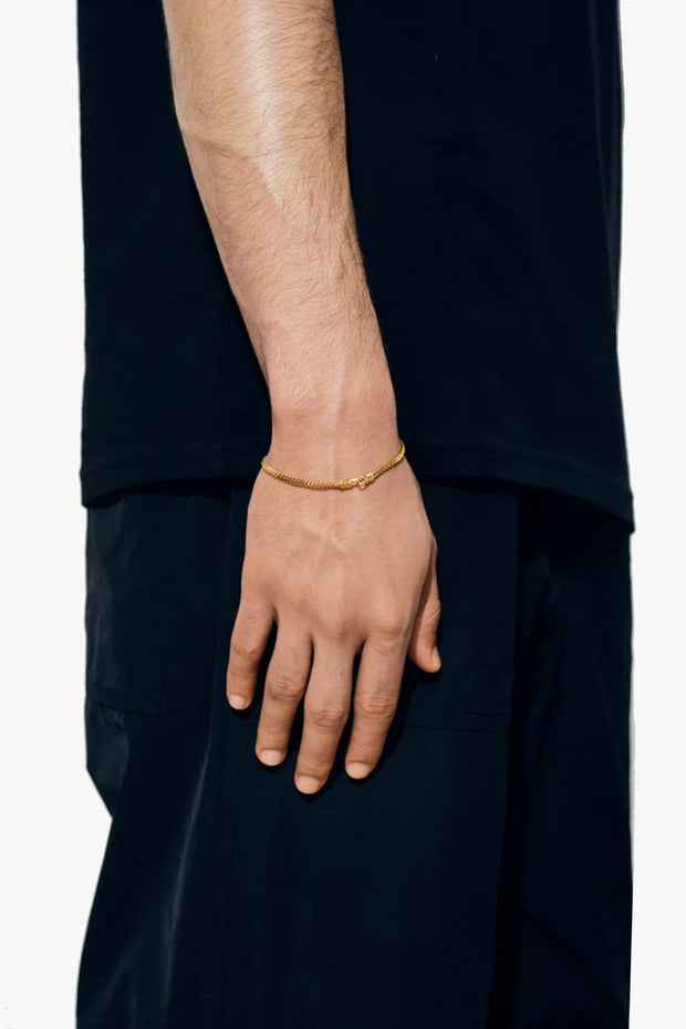 Curb bracelet Gold M