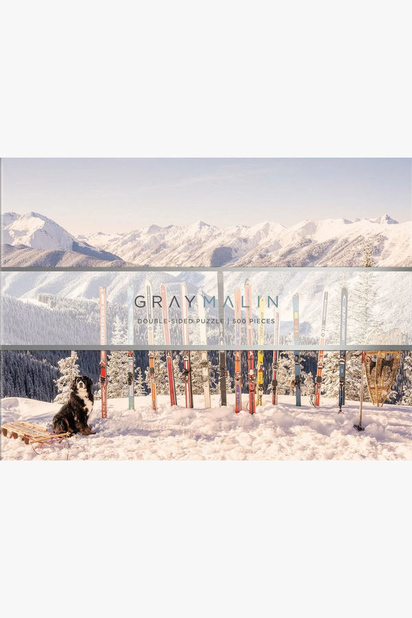 Gray Malin The Winter Holiday 2-Sided 500 Piece Puzzle