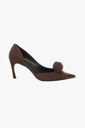 Suede Knot Pump