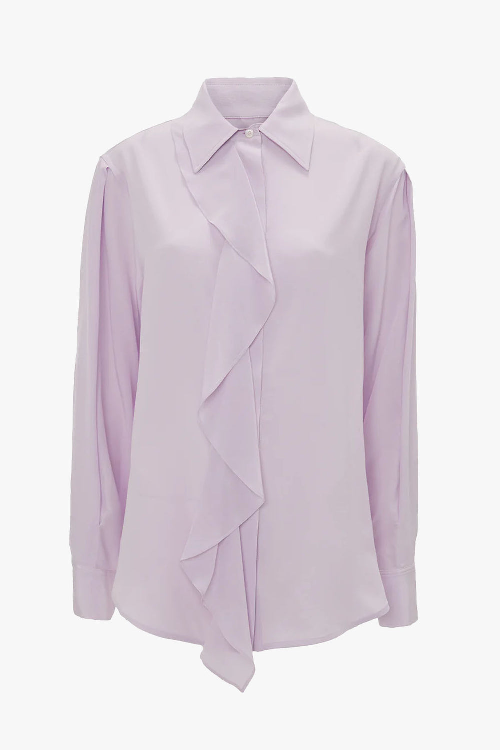 Asymmetric Ruffle Blouse