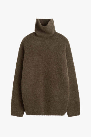 Bouclé Turtleneck