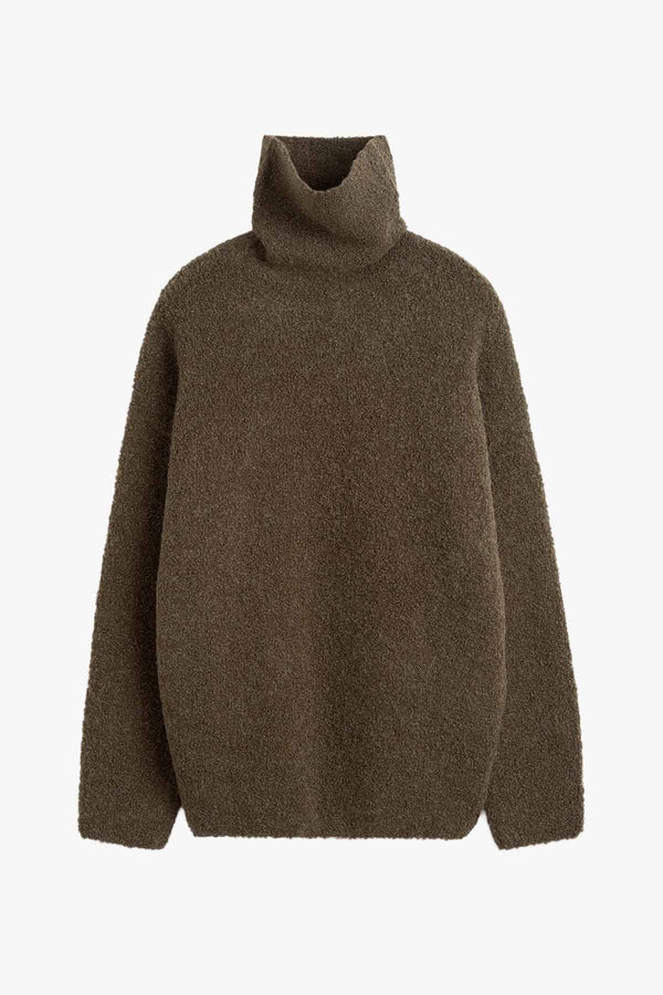Bouclé Turtleneck