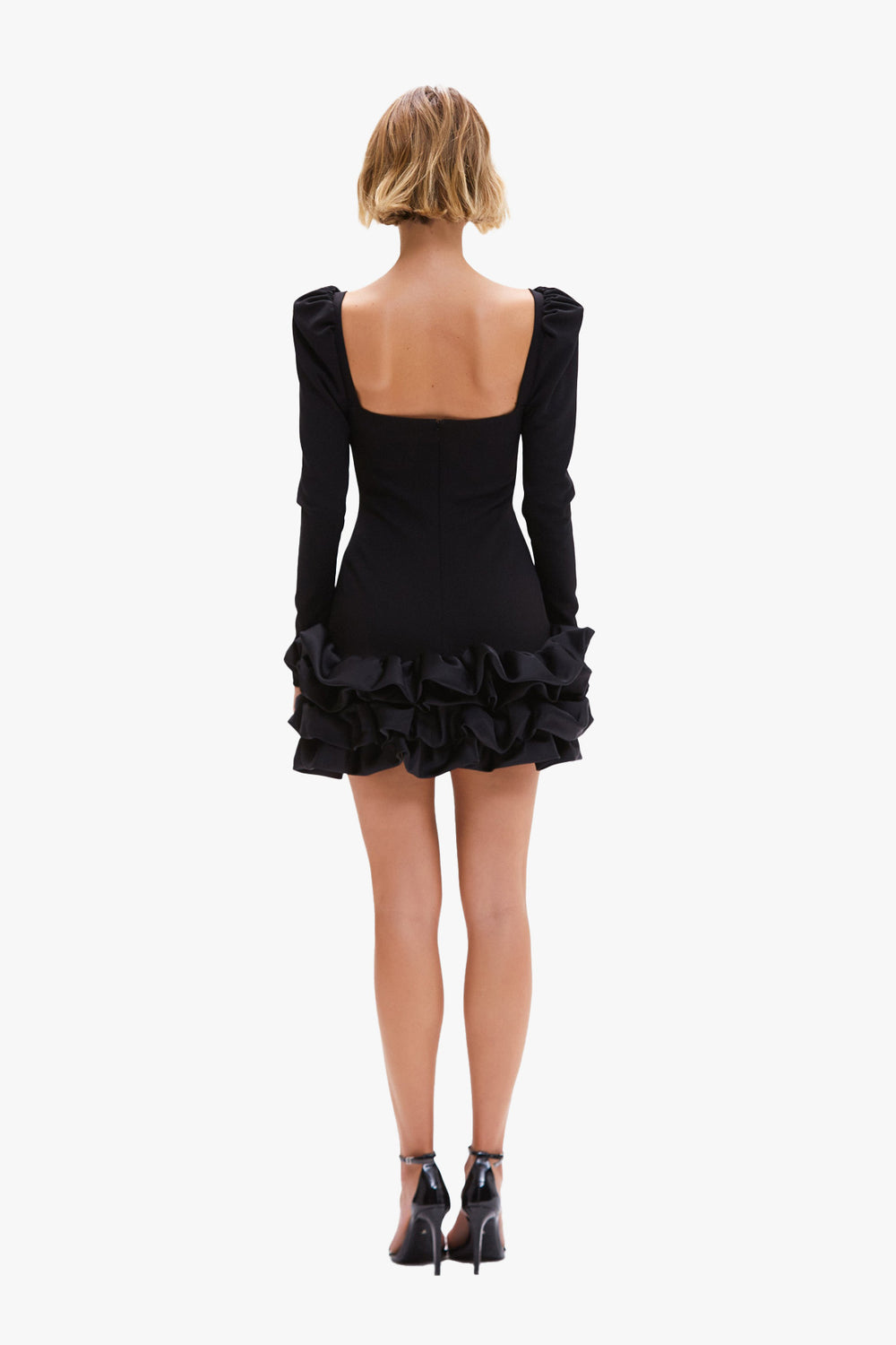 Mystique crepe mini dress