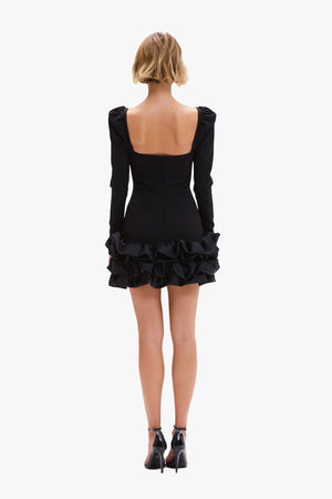 Mystique crepe mini dress