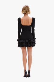 Mystique crepe mini dress