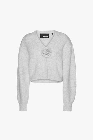 Knit Puffsleeve Cardigan