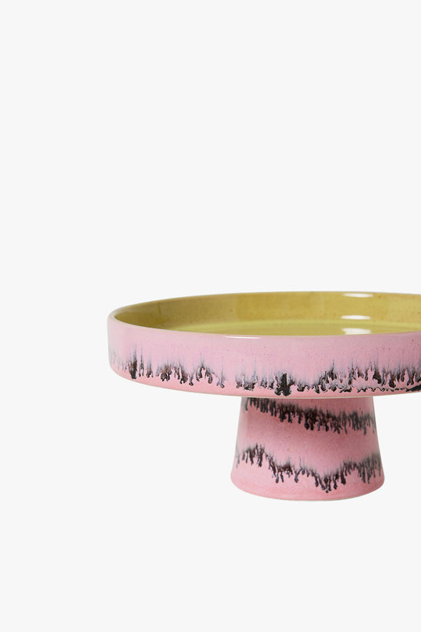 70's Ceramics Bowl On Base