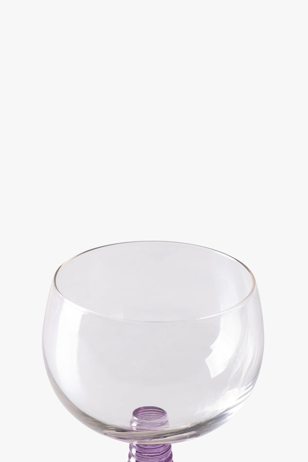 Swirl Wine Glass Low