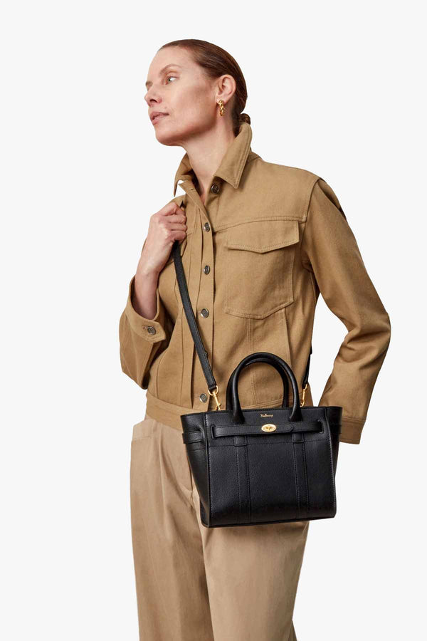 Mulberry Small Zipped Bayswater Sml Classic Grain