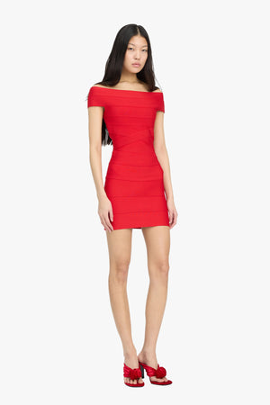 Mini Fitted Knit Dress