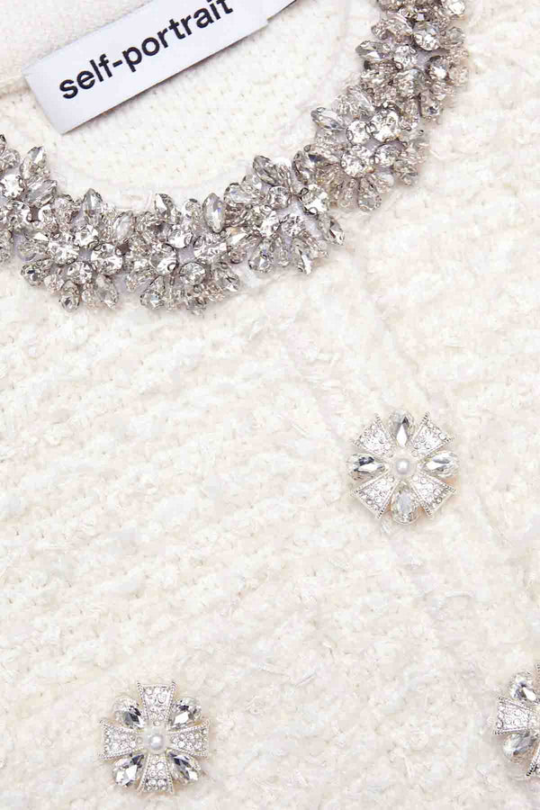 Textured knit cardigan