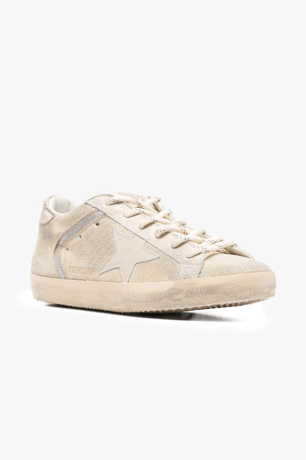 Super Star Suede Upper Toe And Togue Laminated Leather Heel Suede Star