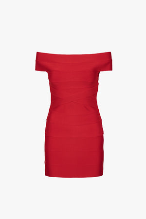Mini Fitted Knit Dress
