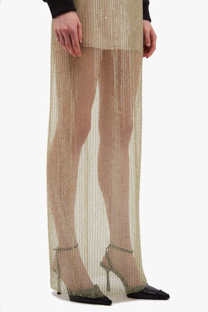 Sequin Maxi Skirt