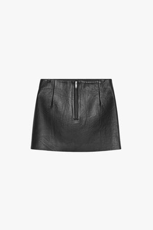 Mini Leather Skirt