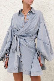 Rebellion Denim Wrap Mini
