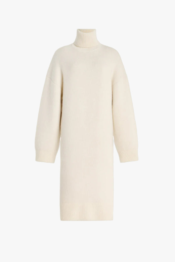 Wide Turtleneck Dress