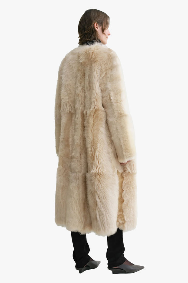 Silky Shearling Coat