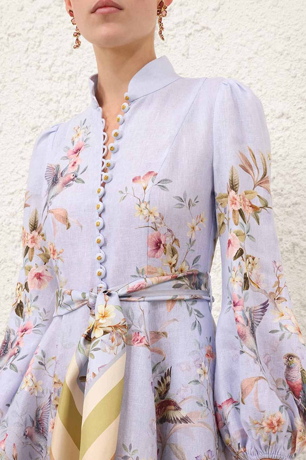 Rebellion Button Mini Dress