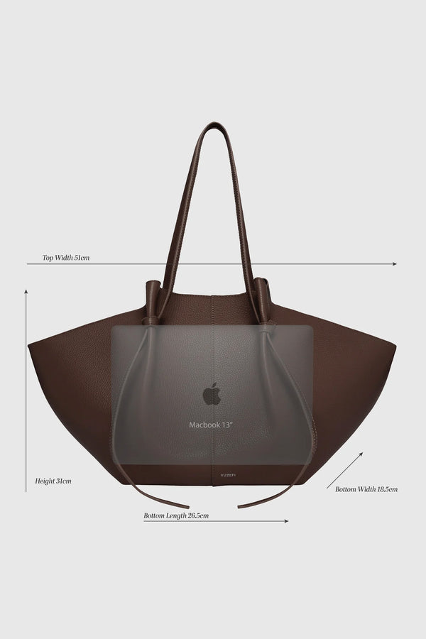 Large Mochi Suede Leather