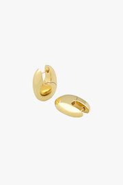 Pebble Hoops Medium Gold