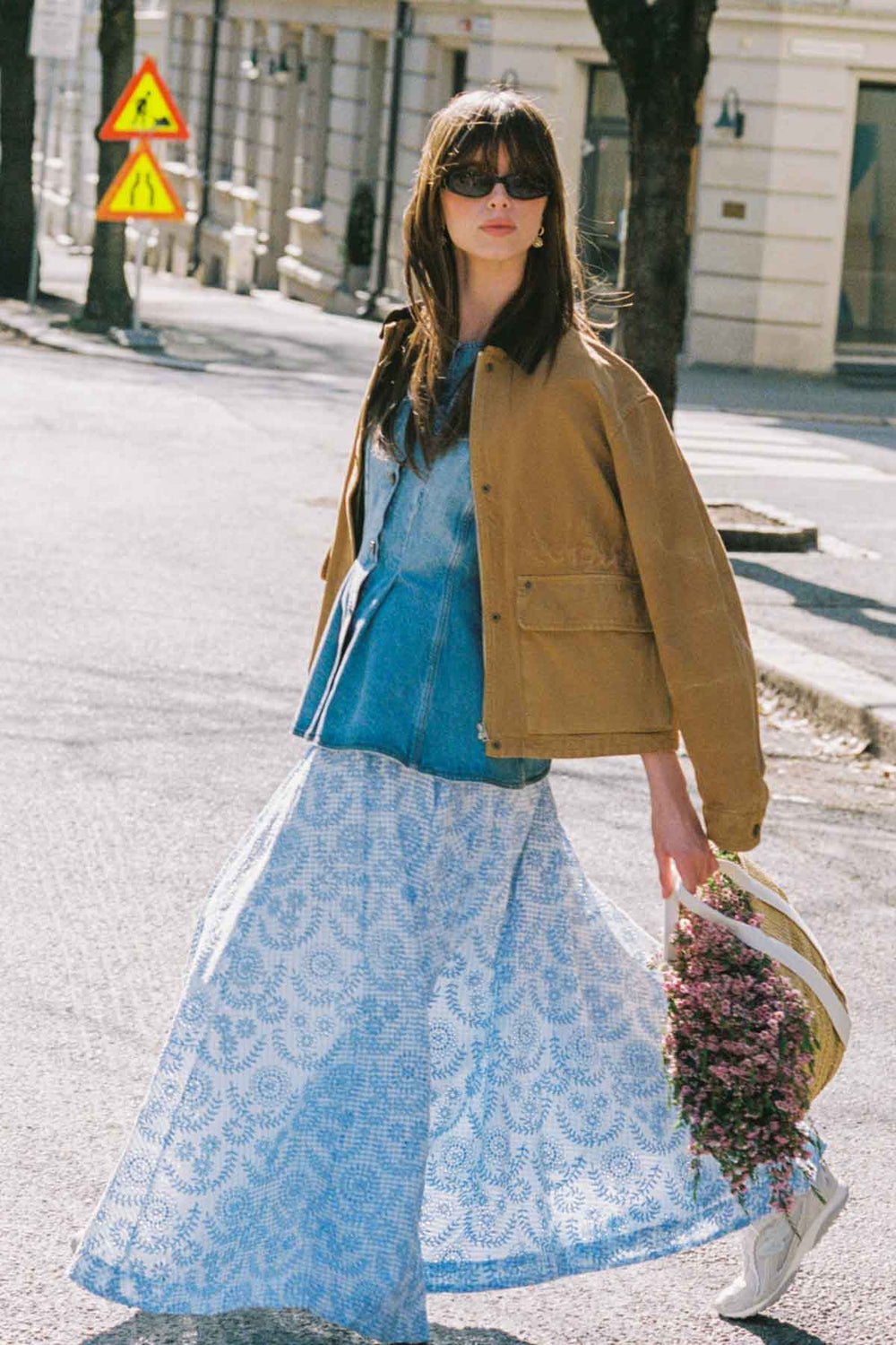 Checks Maxi Skirt
