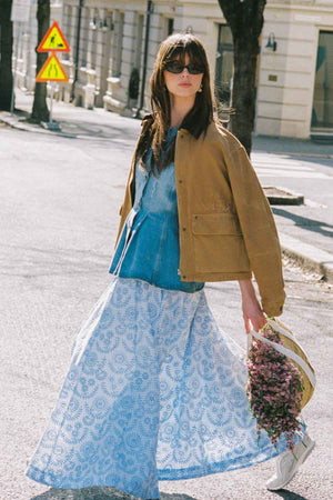 Checks Maxi Skirt