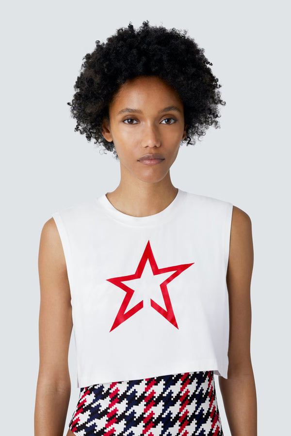 Cropped Star Tank