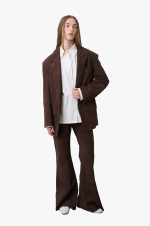 Oversized Suede Blazer