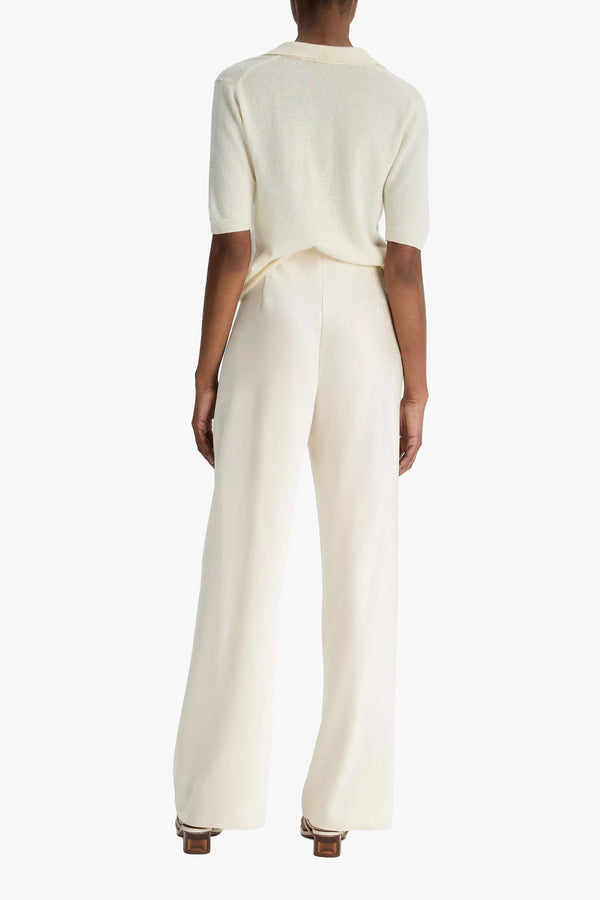 Colette High Waist Fluid Satin Bias Pants