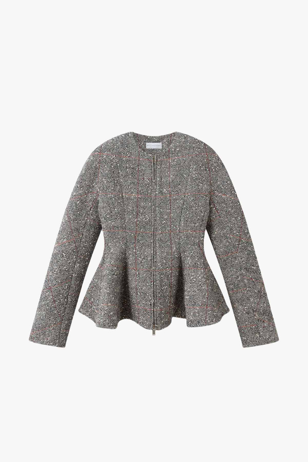 Speckled Peplum Jacket
