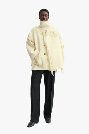 Fringed Scarf Jacket