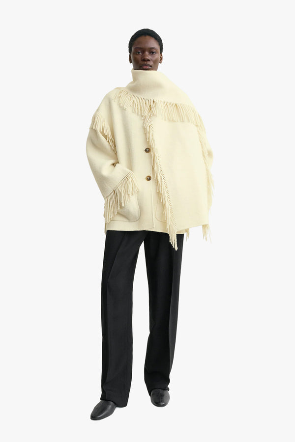 Fringed Scarf Jacket
