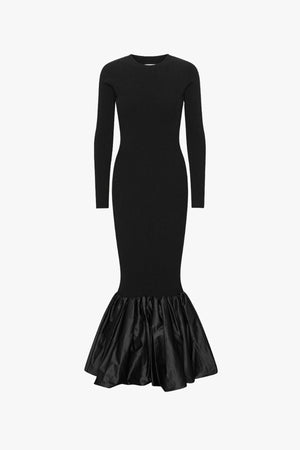 Knit Maxi Cutout Dress