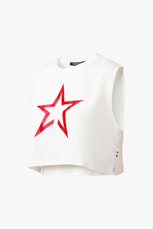 Cropped Star Tank