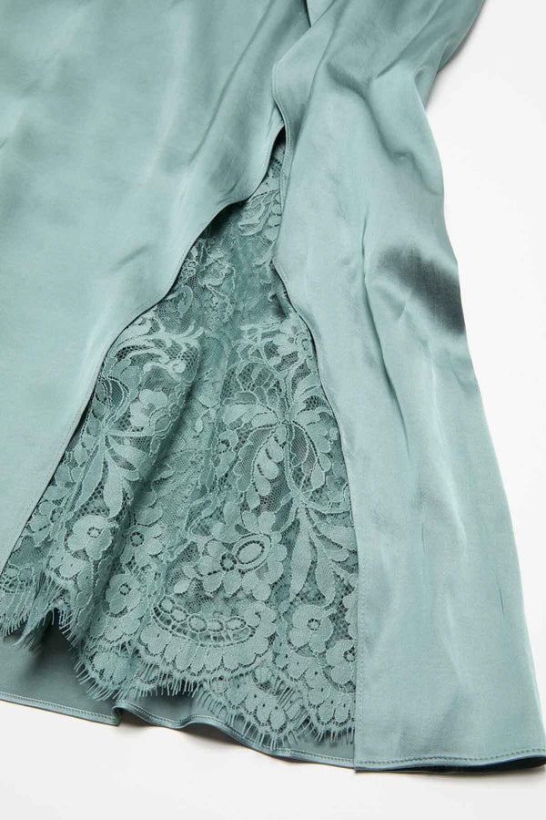 Silk And Lace Dress