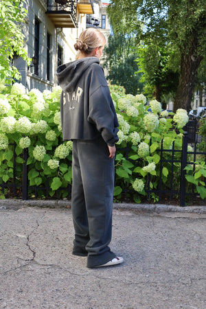 Star Unisex Wide Jogging Back Zipped Pocket Sunfaded Wash