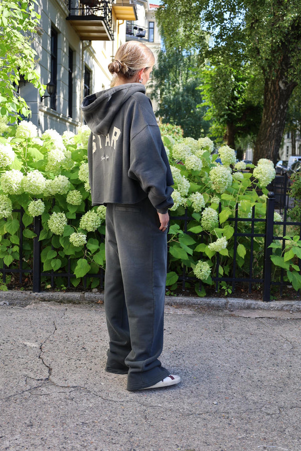 Star Unisex Wide Jogging Back Zipped Pocket Sunfaded Wash