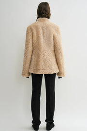 Cinched Shearling Jacket