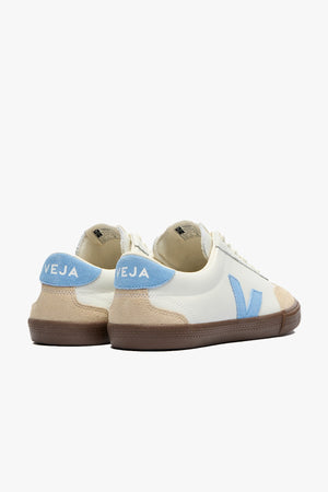 Volley Leather White Aqua