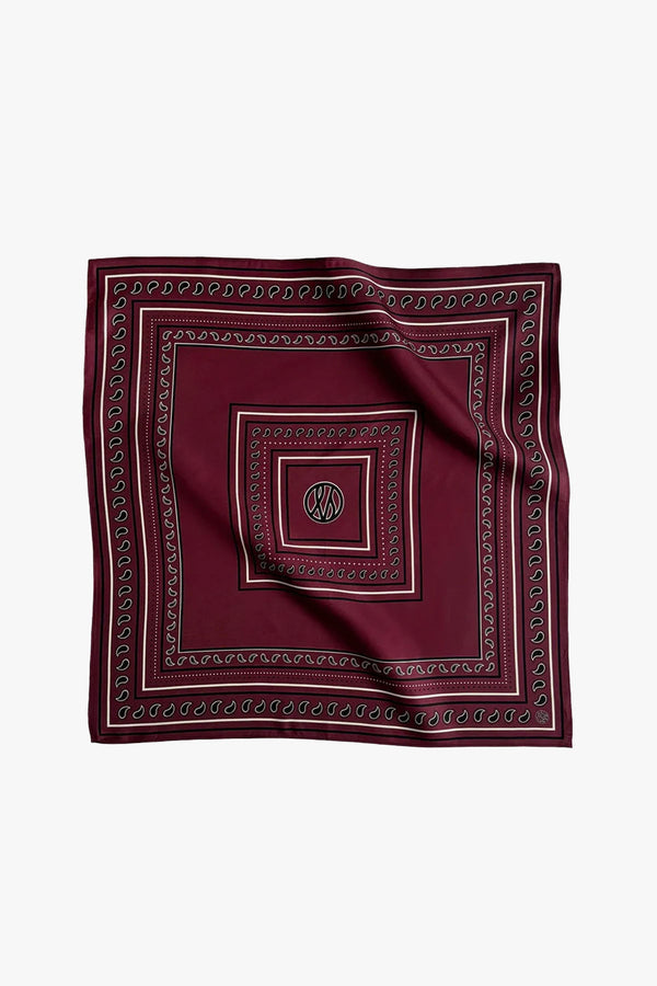 Paisley Silk Scarf 50x50 cm