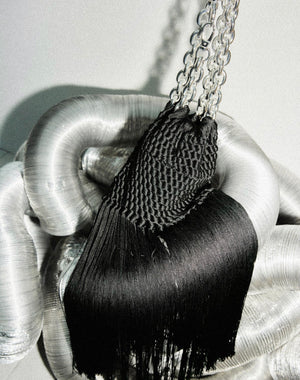 Medusa Fringe Bag Black