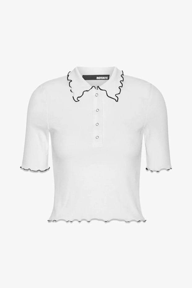 Rib Polo Top