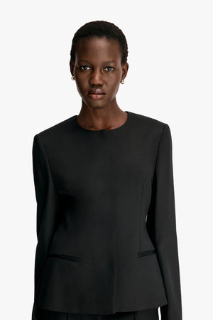 Ema Collarless Tailored Jacket