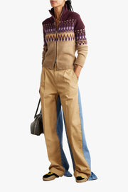 Knit Zip Cardigan