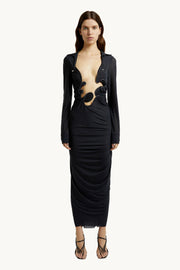 Venus Plunge Shirt Dress