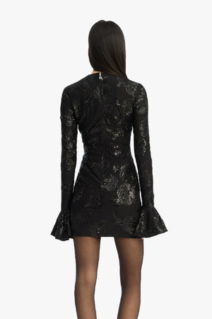 Sequins Ls Mini Dress