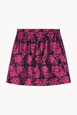 Botanical Jacquard Mini Skirt